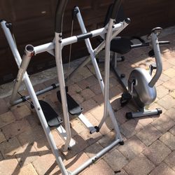 Home Gym Exercise Equipment Air Glider & Seated Cycle