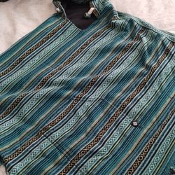 Reversible Hoodie Pncho