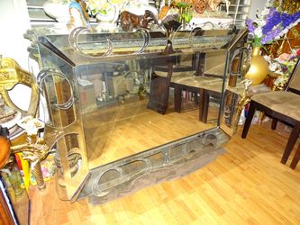 Big Italian vintage mirror