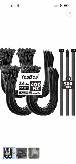 Heavy duty zip ties