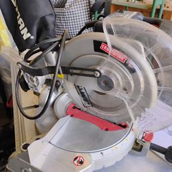 10 In Laser Compound Miter Saw Heavy Duty 15 Amp 3Horsepower