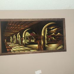 Vintage velvet paintings very big. $30 Obo