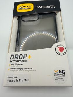 Otter box symmetry iPhone 16 pro max clear