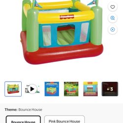 Fisher-Price Indoor Bouncer with Built-in Pump