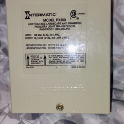 Low Voltage Landscape Light/Pool/Spa Light Transformer Rainproof Enclosure 