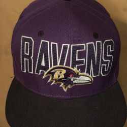 Baltimore Raven Purple Mitchell & Ness Adjustable Hat