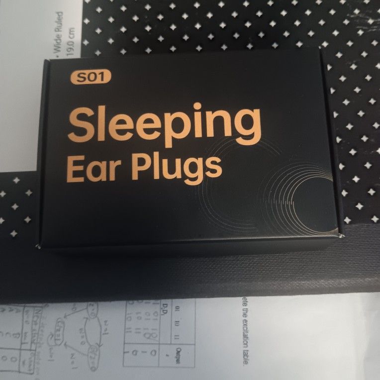 Black Sleeping Ear Plugs