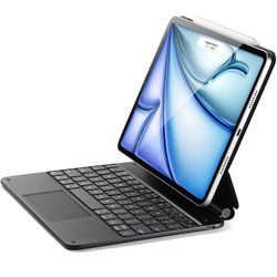 ESR iPad Air 11 inch Case with Keyboard (M3/M2, 2025/2024), iPad Pro 11 (4th/3rd/2nd/1st Gen) & Air 5/4th Magic keyboard Case, Easy-Set