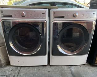 🍂JUMBO SET WASHER AND DRYER KENMORE🍂 ✔️SIDE BY SIDE-STACKABLE✔️ 🆓️FREE DELIVERY🆓️