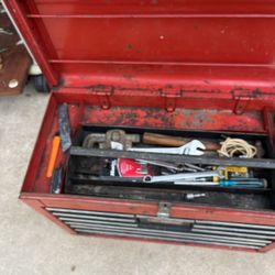 Tool Box With Tools 