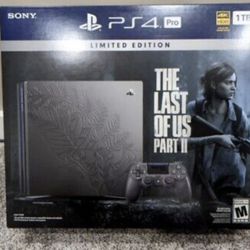 Playstation 4 Pro Last Of us 2 Limited Edition.