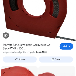 1/2" band saw coil blade