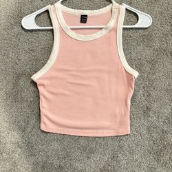 Baby Pink Cropped Tank 