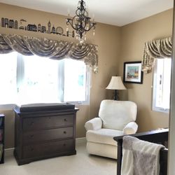Swivel Nursery Reclining Rocker