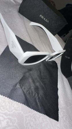 White Prada Sunglasses 