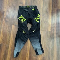Fly Racing Lite Professional Racewear, Size 28, Black and Neon, Used