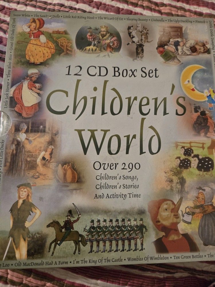 12 CD Box Set Children's Songs, Stories And Activity Time