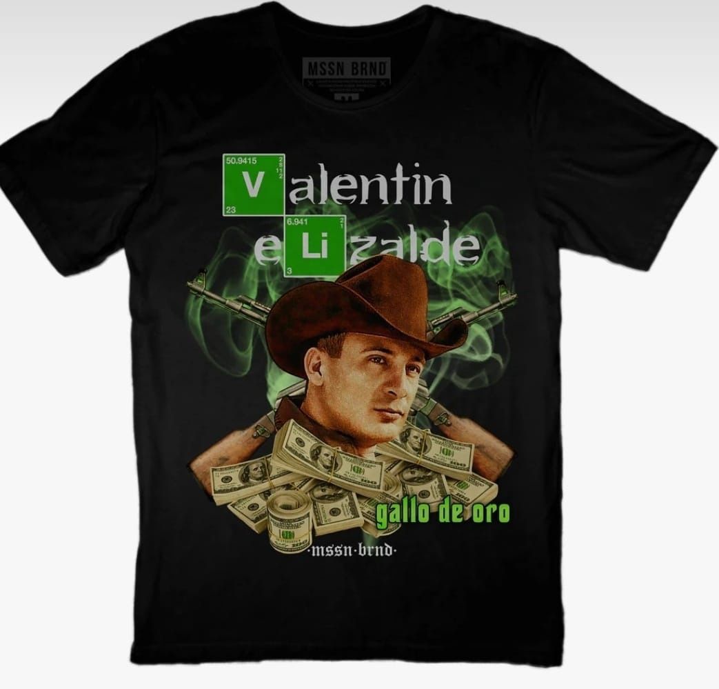 Valentín Elizalde T-shirt Playera MSSN BRND