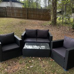 Patio Furniture & Umbrella 