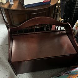 Wooden Toy Chest/ Storage