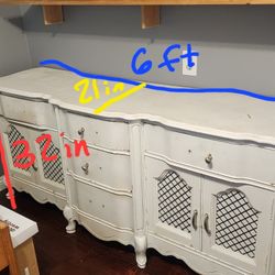 White Wood drawer 