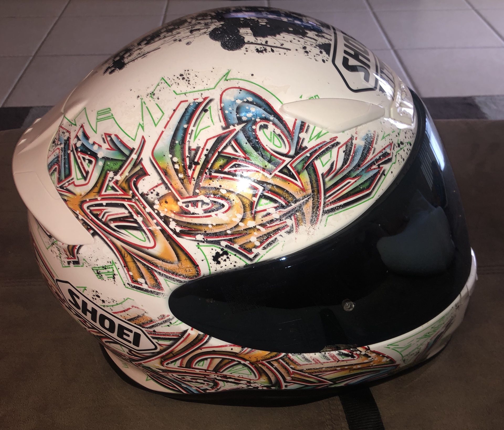 Shoei RF-1200 Graffiti Motorcycle Helmet