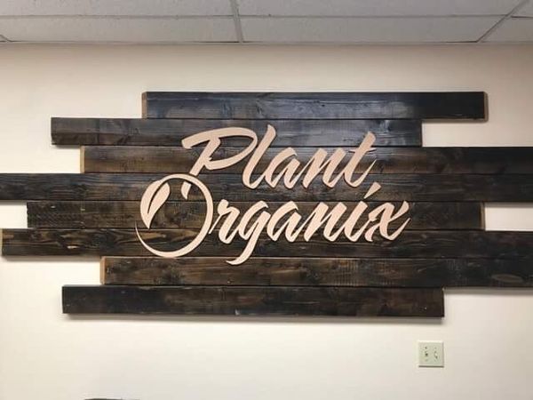 Wood Name Sign Custom Business Wedding Anniversary Baby Shower