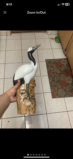 Japanese Crane Statue
