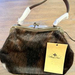 Patricia Nash Leather And Cowhide Handbag…NEW