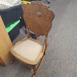 Classic Small/kids Wood Rocking Chair