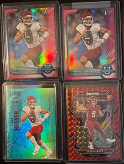 Jake Haener RC lot of 4