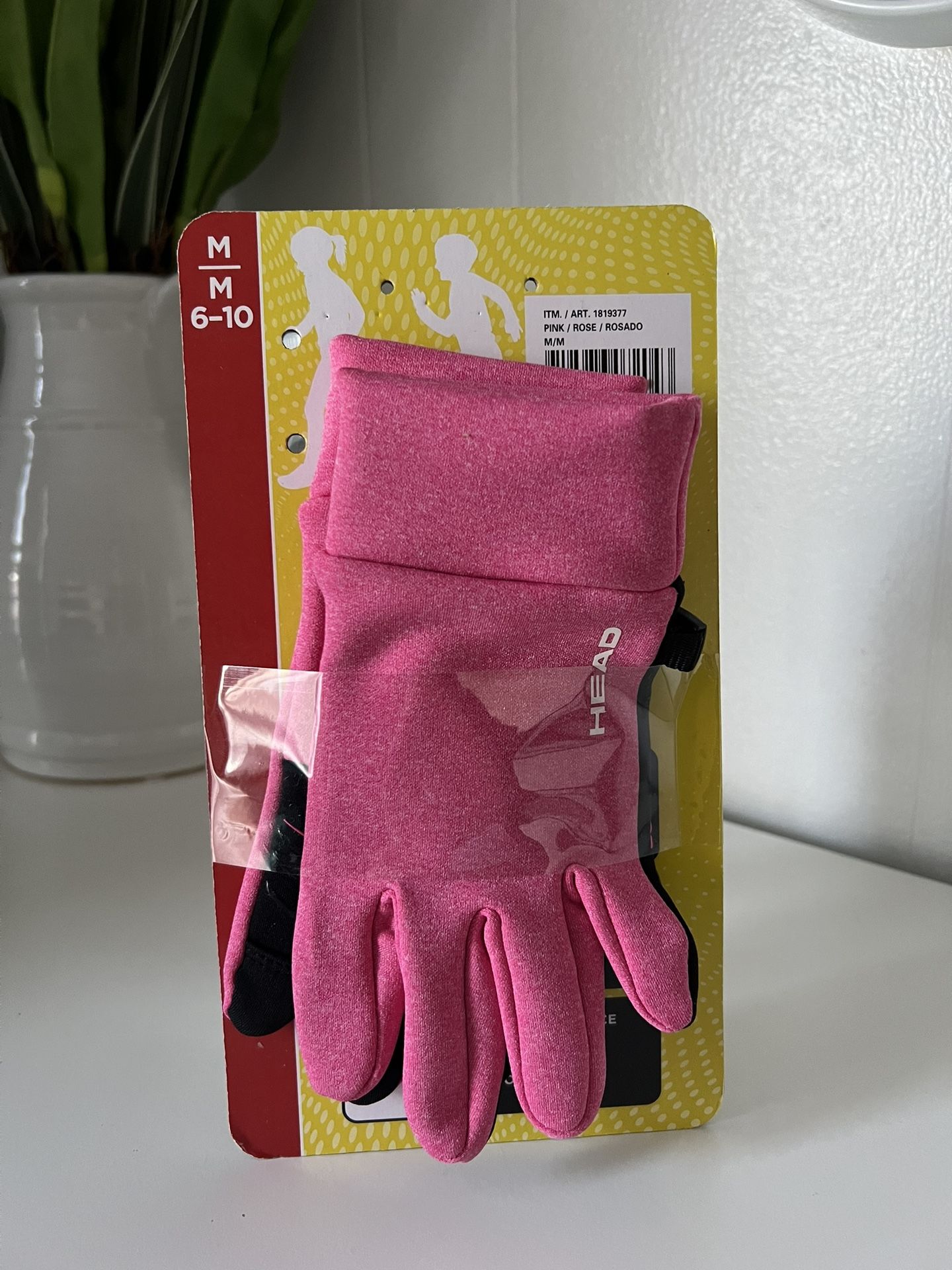 Head Kids’ Touchscreen Gloves - Raspberry Medium 6 - 10 y/o