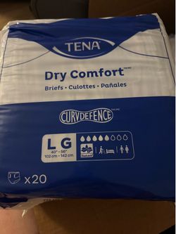 Tena Dry Comfort Adult Briefs Large