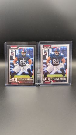 Francis Mauigoa Topps RC NFL Trading Cards (2)