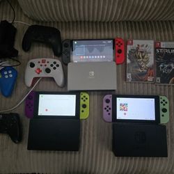 Nintendo Switch And Oled Switch Bundle