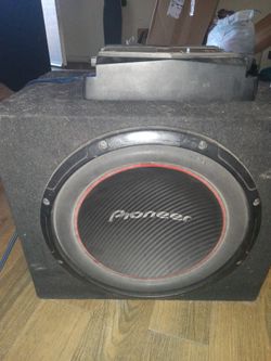 12 Inch Sub Woofer And Amplifier