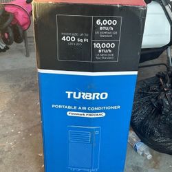 6,000 BTU Portable Air Conditioner Cools 400 Sq. Ft. with Dehumidifier and Fan in White