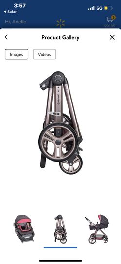 Baby trend go lite snap fit sprout travel system rose gold sales