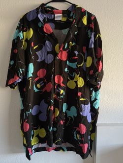 Disney Mickey Button Up Shirt
