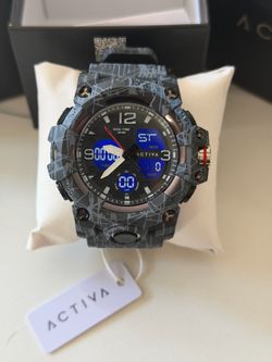 Brand New Men’s Watch Activa Decus X Invicta Digital Men's Watch - 49mm. Camouflage. Black