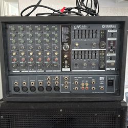 Yamaha PA System  - Head Unit And Two Speakers