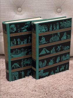 Vintage 1965 An Illustrated Outline History of Mankind 2 Volume Set