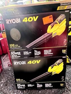 RYOBI 40V CFM 550 BLOWER KIT 