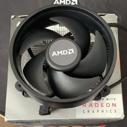 AMD Wraith Spire Socket AM4 4-Pin Connector CPU Cooler Aluminum Heatsink & 3.81-Inch Fan
