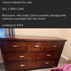 7 Drawer Dresser 
