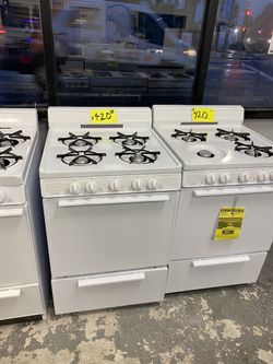 Premier 24-inch Small White Gas Stove 