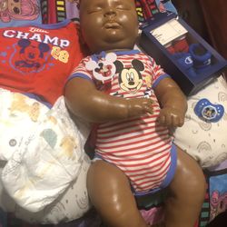 Reborn Bountiful Baby Joseph Asleep With Clothes 