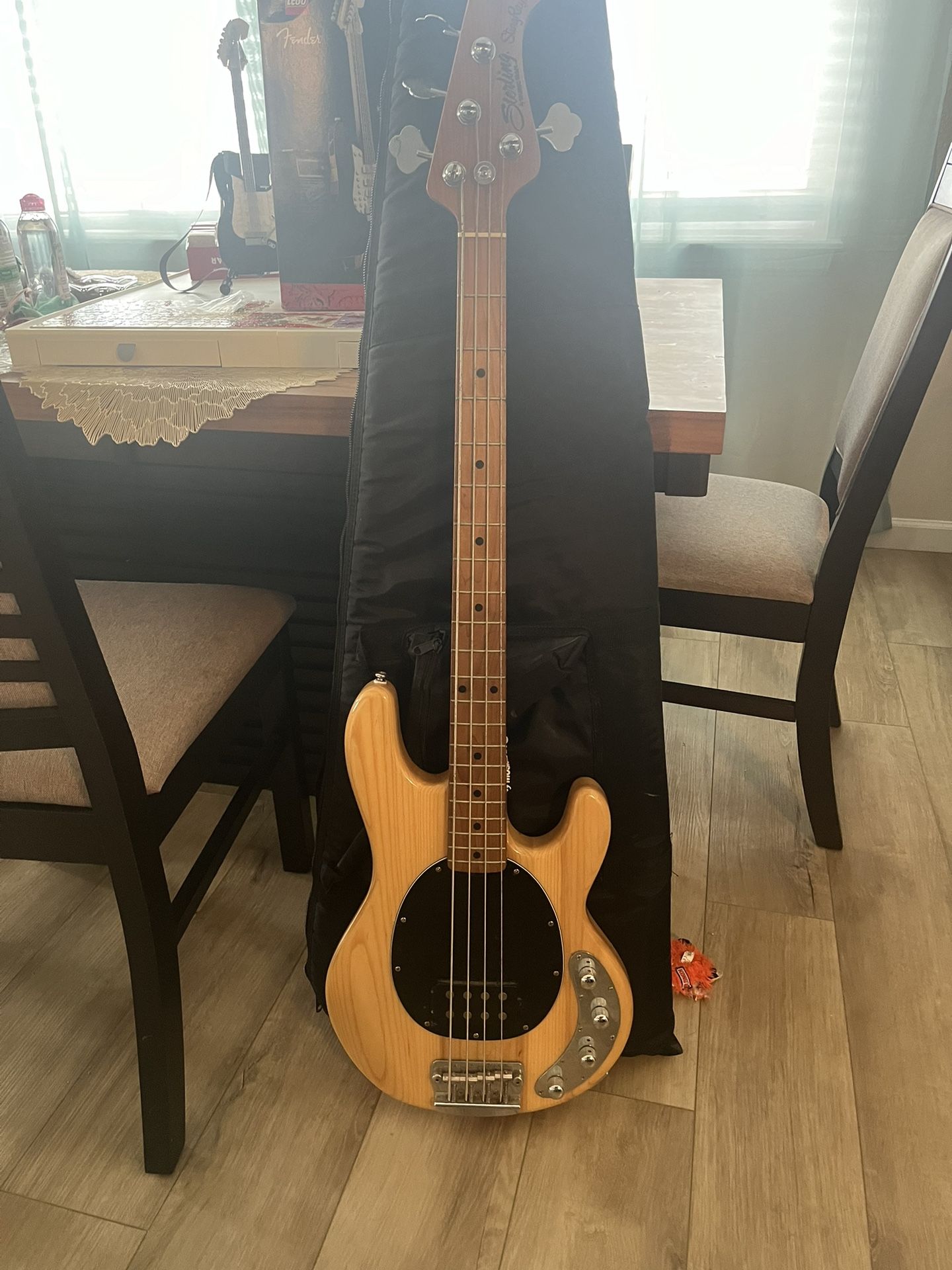 Sterling Ray34 Natural Finish 4 String Bass