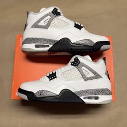 Nike Air Jordan 4 Retro OG White Cement 2025 Mens size 7 Rare NEW!