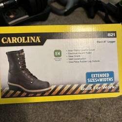 Carolina Men’s 8” Logger Work Boot